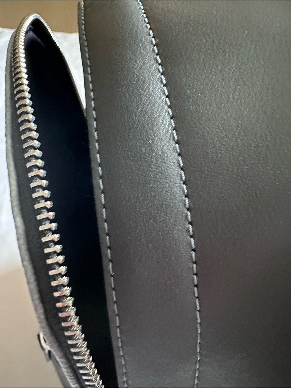 Coach Black Leather Sling Backpack with Silver Hardware - Picture 10 of 13